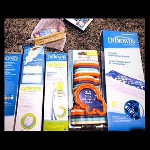Dr Browns Bottles+ Dishwasher Basket + Baby Links